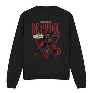 Deadpool Unisex Adult Cover Candy Sweatshirt / Black